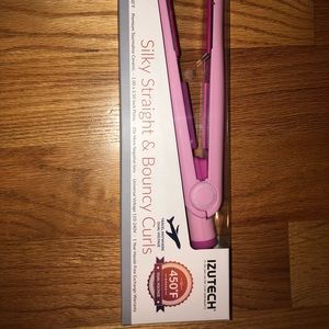 Izutech Pink Hair Straighter/Curler
